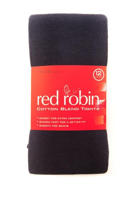 Red Robin cotton blend tights - black