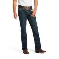 Ariat Mens M2 Traditional Relaxed Stackable Bootcut Stretch Gage Bisman Jeans - 10039632