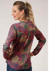 Roper Ladies Studio West Multi Blouse