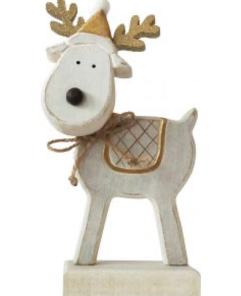 Quirky Reindeer Standing Decoration