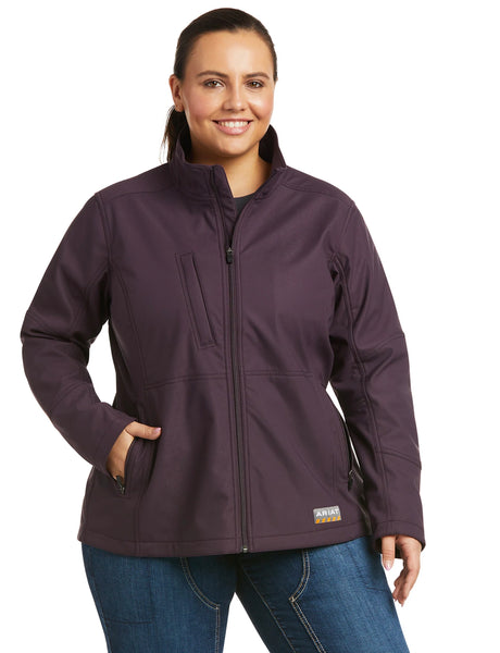 Ariat Ladies Rebar Duracanvas Insulated Jacket Plum Perfect 10037589