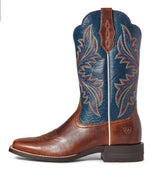 Ariat Ladies West Bond Russet Rebel / Crackle Navy Boot