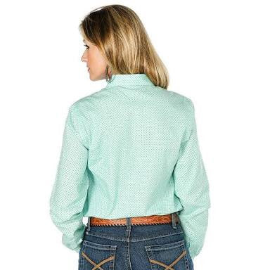 Cinch Ladies Turquoise Long Sleeve shirt