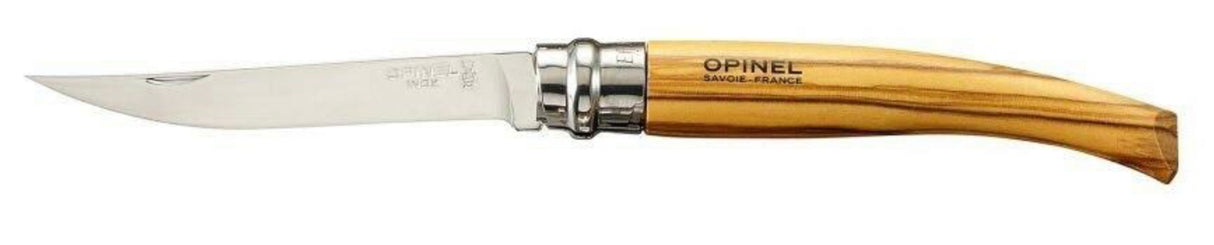 Opinel Oliver Olive Wood 10 Knife & Sheath in Gift Box