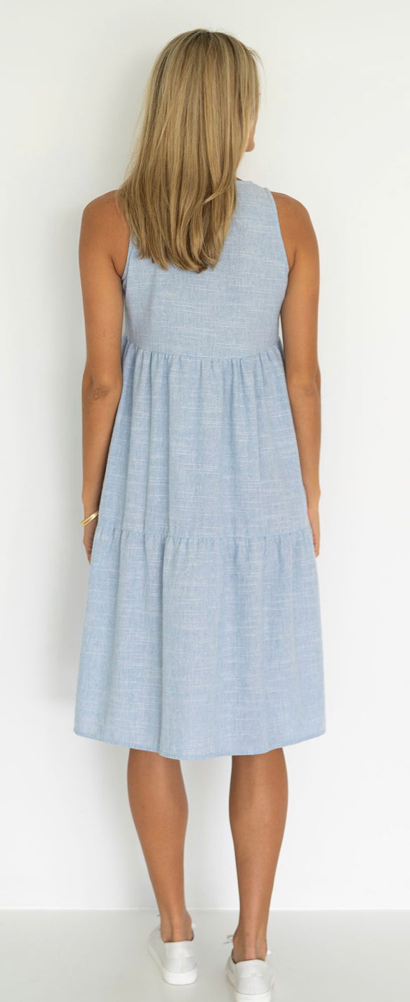 Humidity Florence Dress in Light Blue