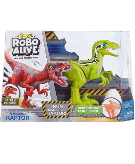 Robo Alive Robotic Rampaging Raptor With Slime