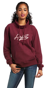 Ariat Ladies Real Logo High Neck Sweatshirt
