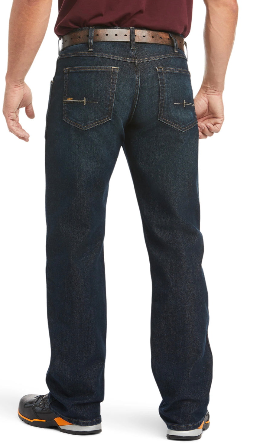 Ariat Mens Rebar M5 Slim Straight Blackstone Jeans 1001623