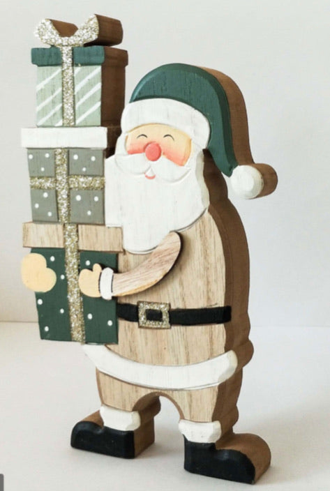 Santa Holding PresentsStanding Decorations