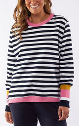 Elm Ladies Tempo Stripe Crew