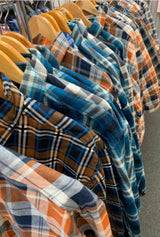 Ritemate Pilbara Collection Flannelette Open Front Shirt Assort Colours