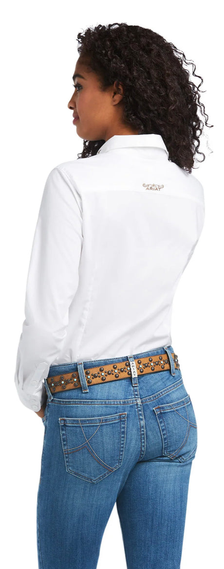 Ariat Ladies Kirby Stretch Shirt - White