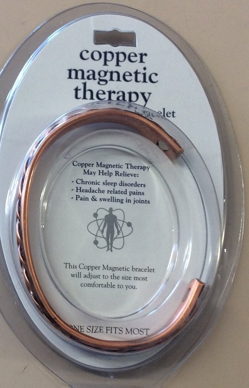 Copper Magnetic Therapy Bracelet Plait Copper Weave