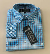 Pilbara Mens Check Dual Pocket L/S Shirt