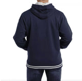 Cinch Men's Navy Logo Sleeve Pullover Hoodie