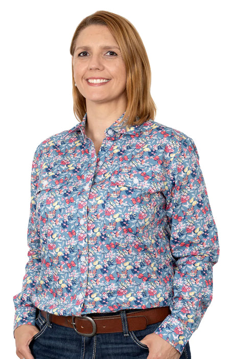 Just Country Ladies Abbey Patterned Work Shirts