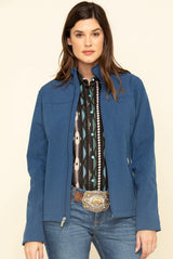 Ariat Ladies New Team Softshell Jacket in Marne Blue Heather