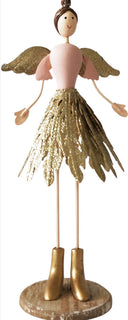 Angel With Glitter Feather Skirt