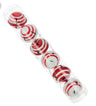 Urban Products Metal Striped Bells Christmas Hanging Decoration