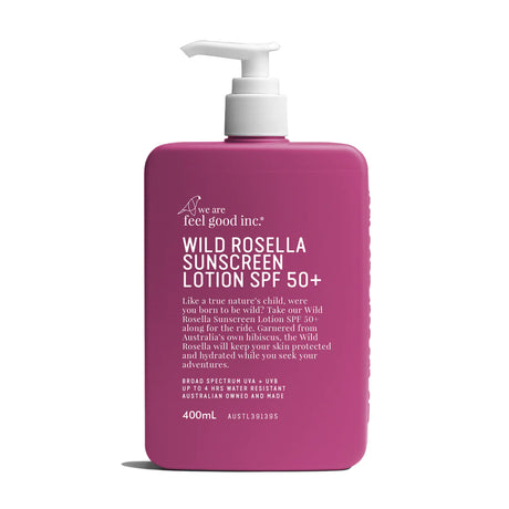 We Are Feel Good Wild Rosella Sunscreen Lotion SPF50+