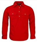 Pilbara Kids Closed Front L/S Shirt