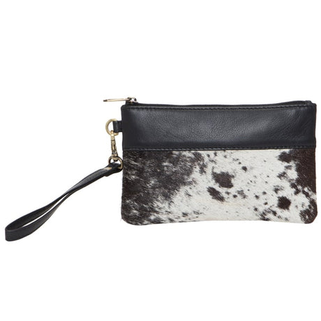 The Design Edge Wales Cowhide Clutch